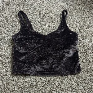 Lululemon Athletica Velvet Charcoal Tank Top